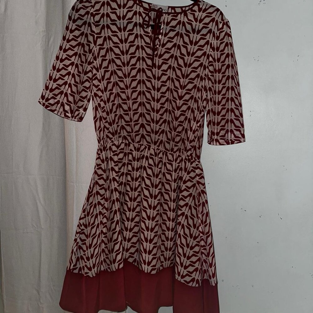 Red Stiletto Valentino dress